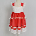 baby girl christmas dress yarn dyed fabric dress